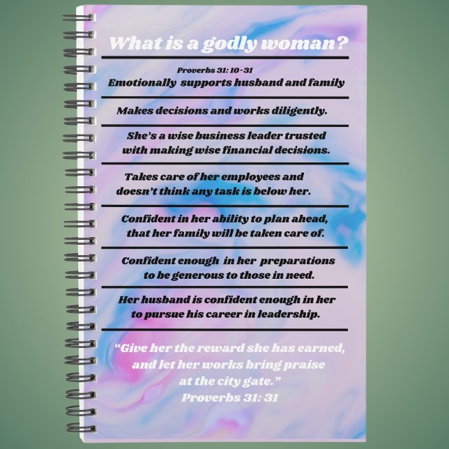 Christian Woman Ideal Infographic Proverbs 31 (Créateur téléchargé)