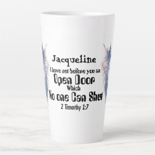 Christian Woman Religious Scriptural Bible Quote Latte Mug