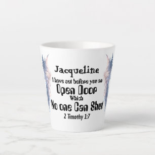 Christian Woman Religious Scriptural Bible Quote  Latte Mug