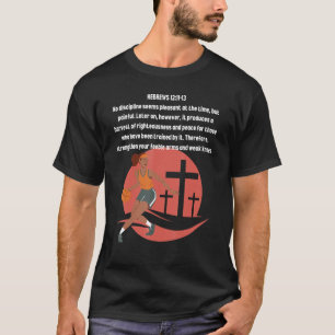 Christian Women Girl Basketball Bible Scripture Ve T-Shirt
