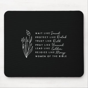 Christian Women Of The Bible Verse Faith Christian Mouse Pad