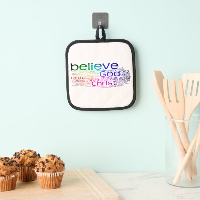 Christian word cloud pot holder (Insitu(Hanging))