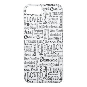 Christian Words of Affirmation iPhone 8/7 Case