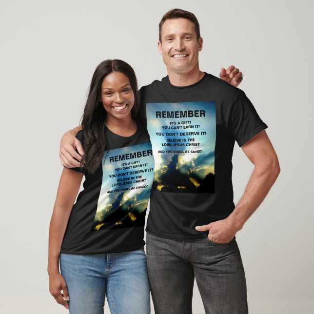 CHRISTIAN YOU SHALL BE SAVED tee (Unisex)