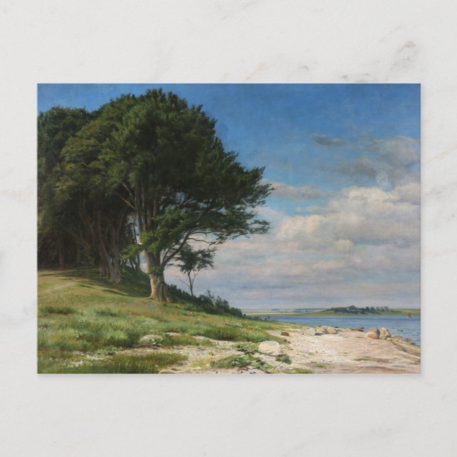 Christian Zacho - The Beach at Bramsaesvig Postcard (Front)
