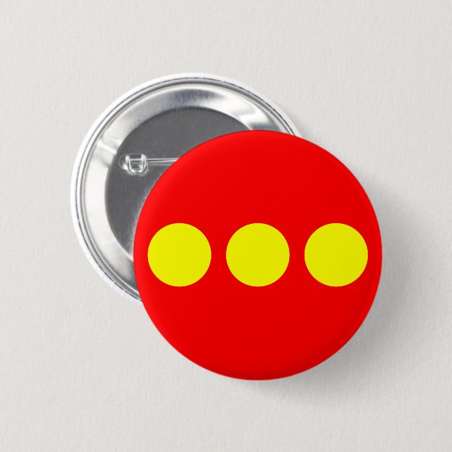 Christiania Flag 2 Inch Round Button (Front & Back)