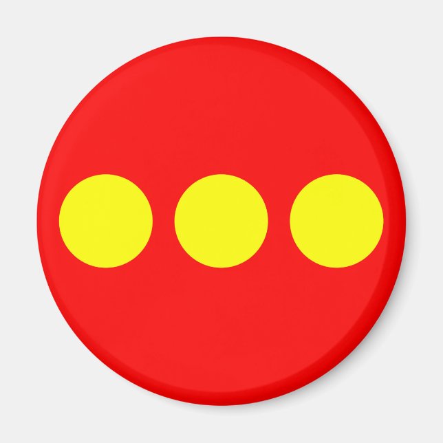 Christiania Flag Magnet (Front)