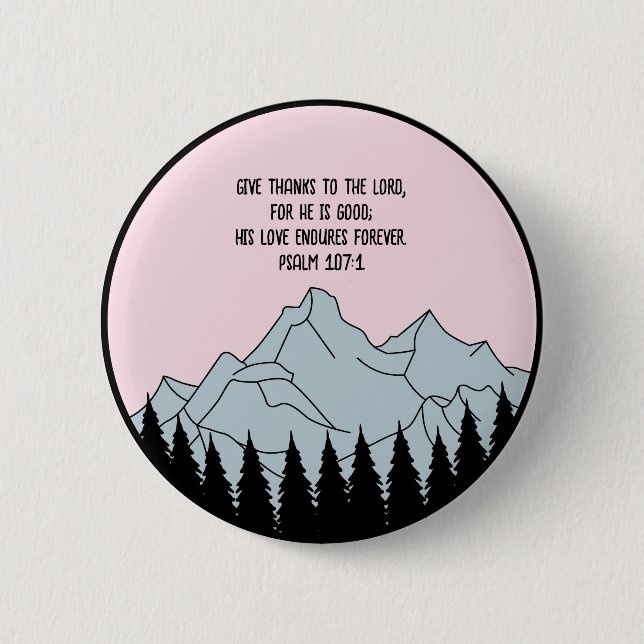 Christianity  2 inch round button (Front)