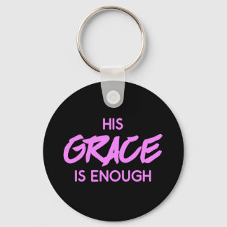 Christianity bible his grace is enough Keychain