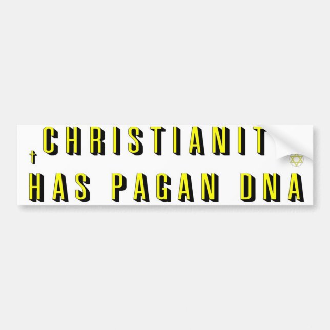 christianity bumper sticker (Front)