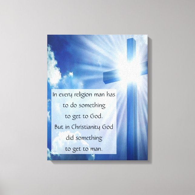 Christianity Canvas Print (Front)