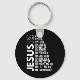 Christianity Religion Holy Bible Christian Jesus T Keychain