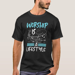 Christianity Worship Is A Lifestyle Music Notes Ch T-Shirt