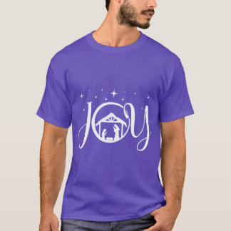 Christians Christmas Joys Jesus Nativity Scene Fai T-Shirt