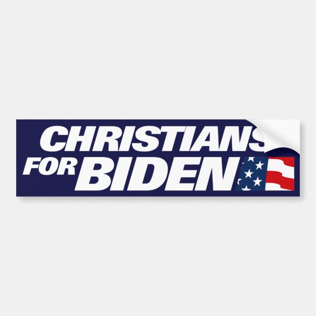 Christians For Biden 2024 Bumper Sticker (Front)