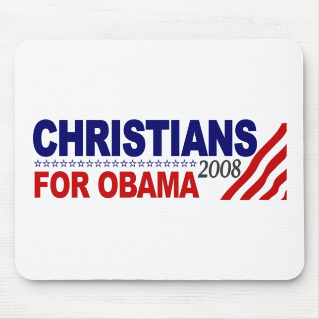 Christians For Obama Mouse Pad (Front)
