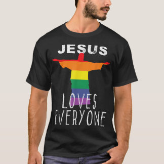 Christians Supporting LGBT Gay Rights Jesus Loves T-Shirt