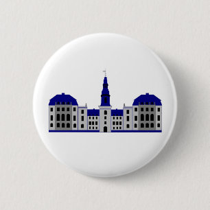 Christiansborg Palace 2 Inch Round Button