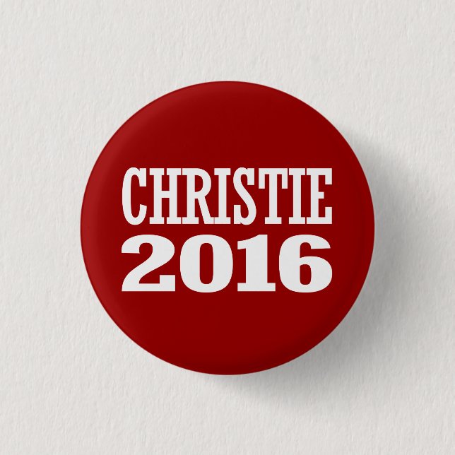 CHRISTIE 2016 1 INCH ROUND BUTTON (Front)
