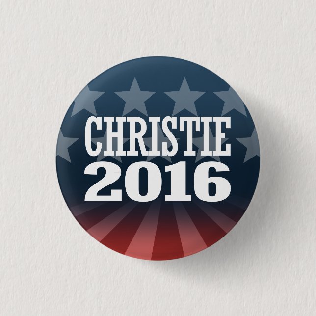 CHRISTIE 2016 1 INCH ROUND BUTTON (Front)