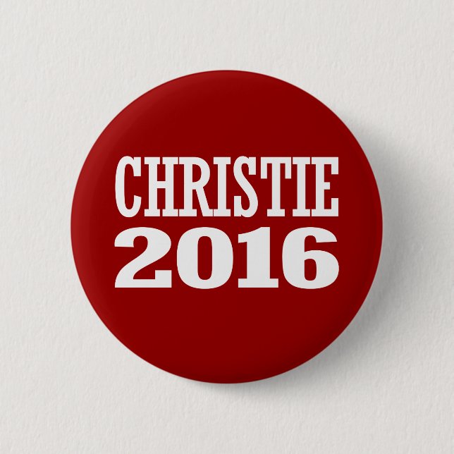 CHRISTIE 2016 2 INCH ROUND BUTTON (Front)