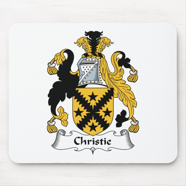 Christie Family Crest Mouse Pad (Front)
