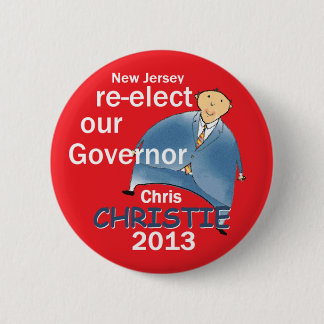 Christie Governor 2013 2 Inch Round Button