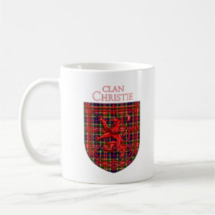 Christie Tartan Scottish Plaid Lion Rampant Coffee Mug