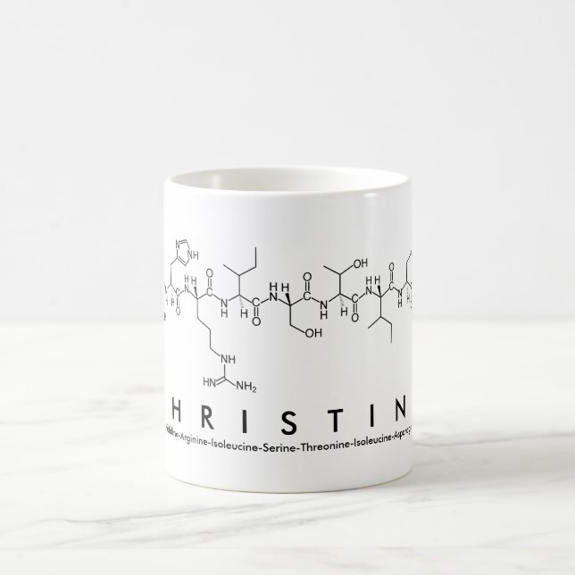 Christina peptide name mug (Center)