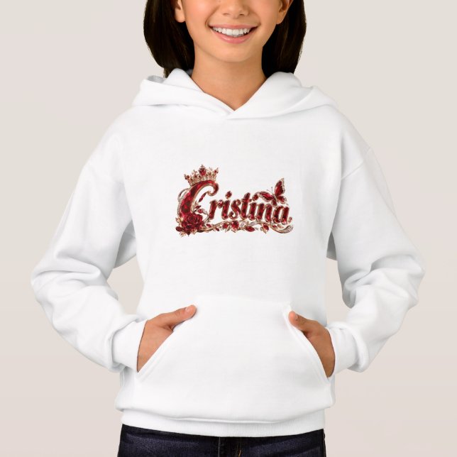 Christina Ruby Crystal Luxury Name (Front)