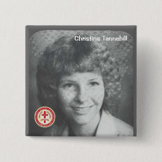 Christina Tannehill 2 Inch Square Button