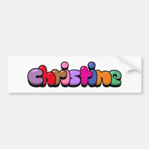 Christine Bumper Sticker