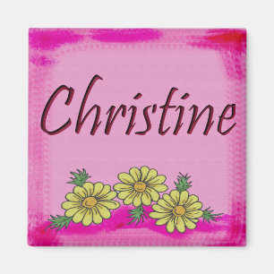 Christine Daisy Christine Magnet