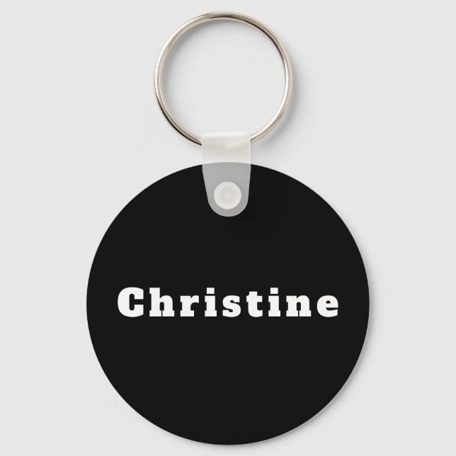 Christine Keychain (Front)