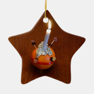 Christingle Ceramic Ornament