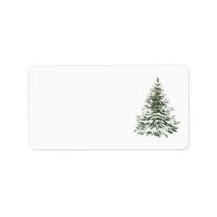 Christmal Address Label style design