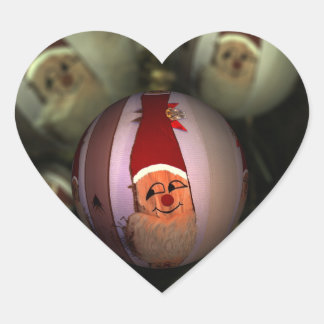 Christmas 023 heart sticker