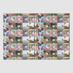 Christmas 10 Photos Collage  Tissue Paper