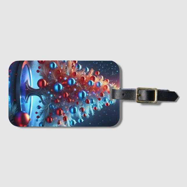 Christmas 1 - 002 luggage tag (Front Horizontal)