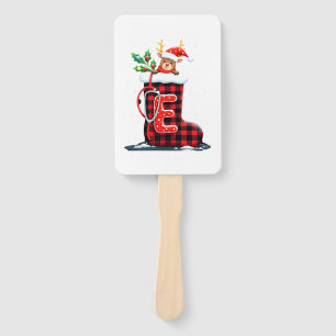 Christmas (1) hand fan