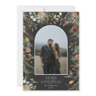 Christmas 1 photo arch watercolor botanical floral
