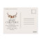 Christmas 1 photo botanical floral stag postcard