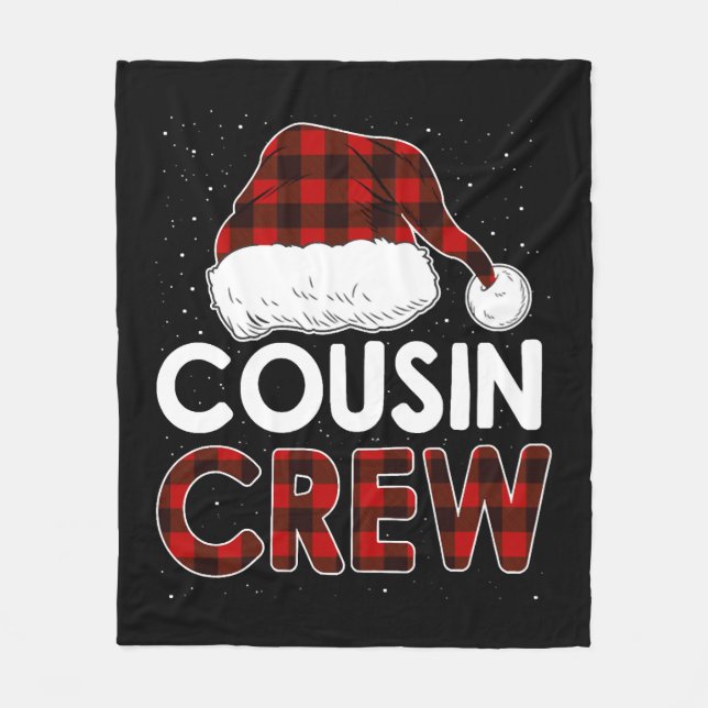 Christmas 2021 Cousin Crew Fleece Blanket