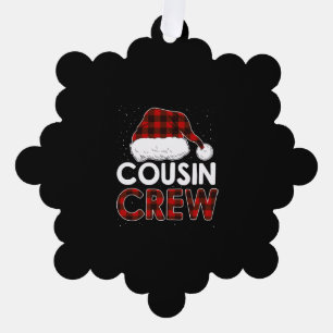 Christmas 2021 Cousin Crew Ornament Card