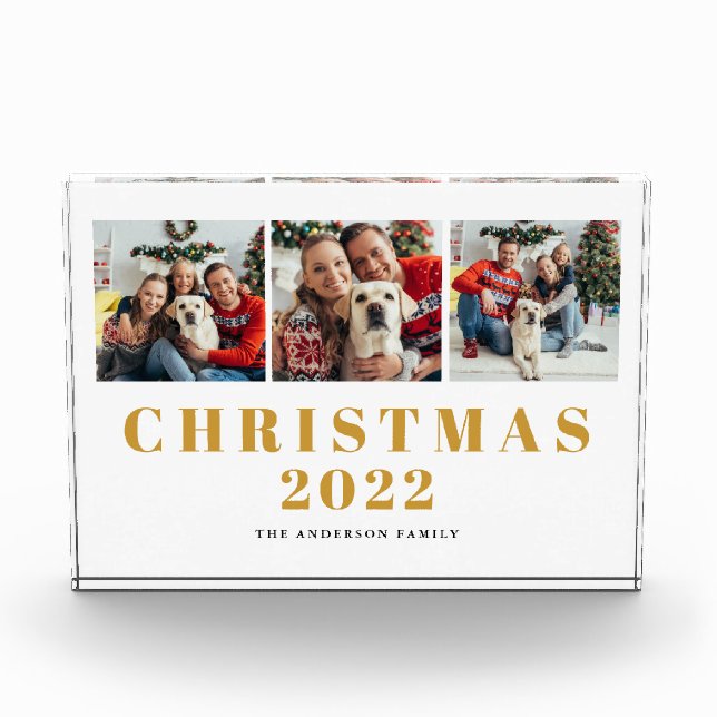 Christmas 2022 Collage  Photo Block (Front)