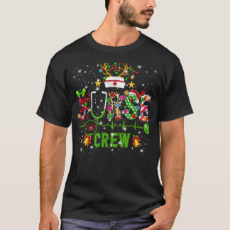 Christmas 2022 Nurse Crew Squad  Xmas Nursing Paja T-Shirt