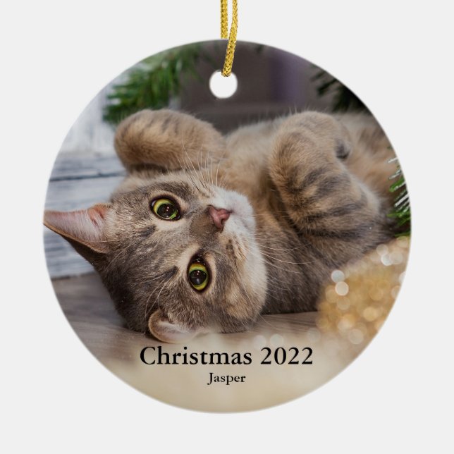 Christmas 2022 Photo Ornament (Front)