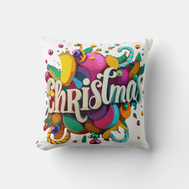 Christmas 2024 throw pillow (Front)