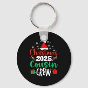Christmas 2025 Cousin Crew Xmas Matching Family Gr Keychain