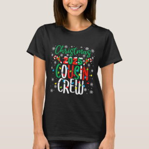 Christmas 2025 Cousin Crew Xmas Matching Family Gr T-Shirt